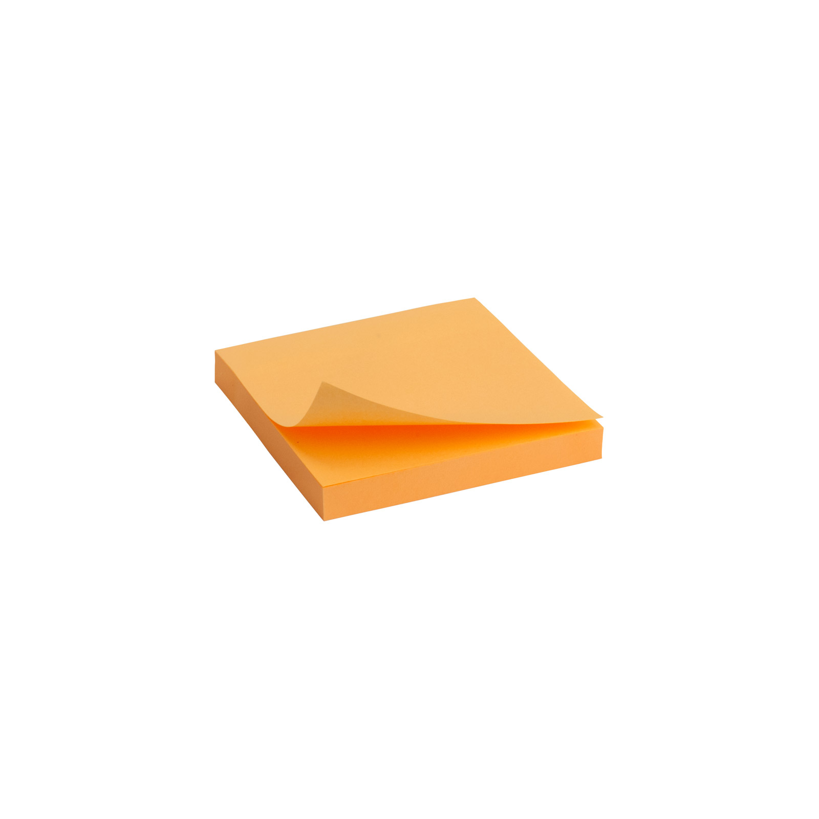 Блок паперу DELTA BY AXENT з клейким шаром 75х75мм 100арк неоновий помаранчевий