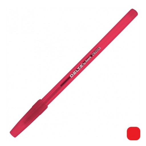 Ручка кулькова DB 2055, червона