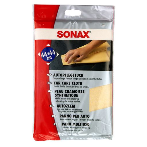 Рушник зі штучної замші для протирання авто Sonax 51х45