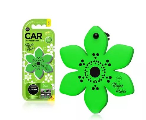 925586 Ароматизатор Aroma Car (полімер) Flower Fancy Green
