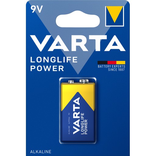 Батарейка VARTA LONGLIFE 6LR61 BLI 1 ALKALINE крона