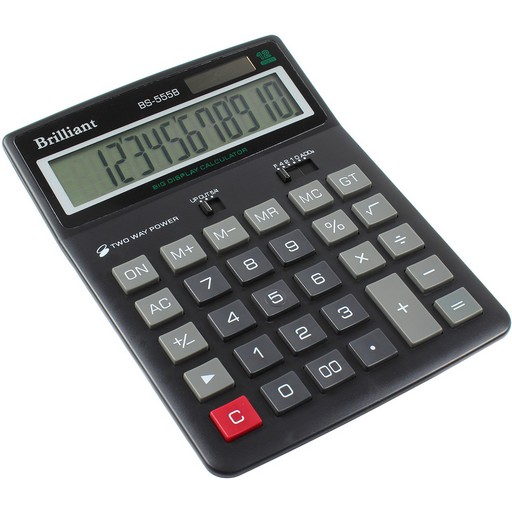 Калькулятор Brilliant BS-555B, 12 розрядів