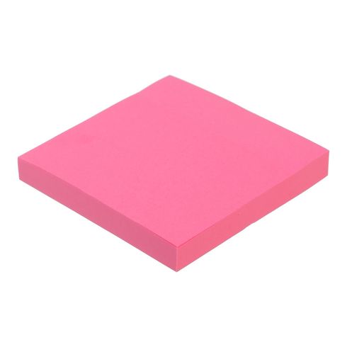 Фото 1. Блок паперу для нотаток BUROMAX NEON 75х75мм, 100арк., рожевий