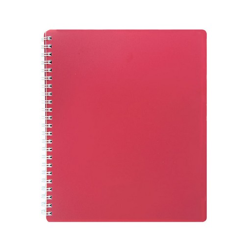 Фото 1. Зошит для нотаток CLASSIC, B5, 80 арк., клітинка, пластикова обкладинка, червоний