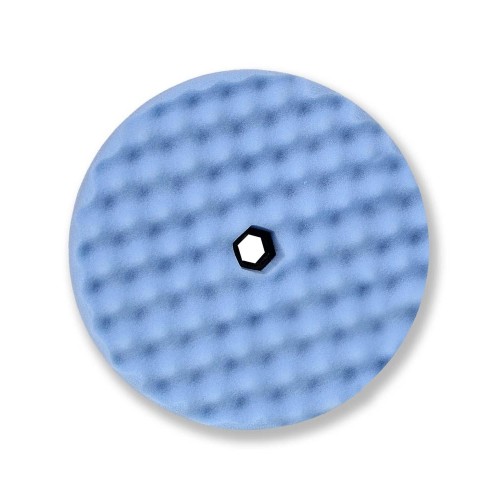 Фото 1. Двостороній синій рельєфний багаторазовий полірувальник (для пасти 50383) 150мм