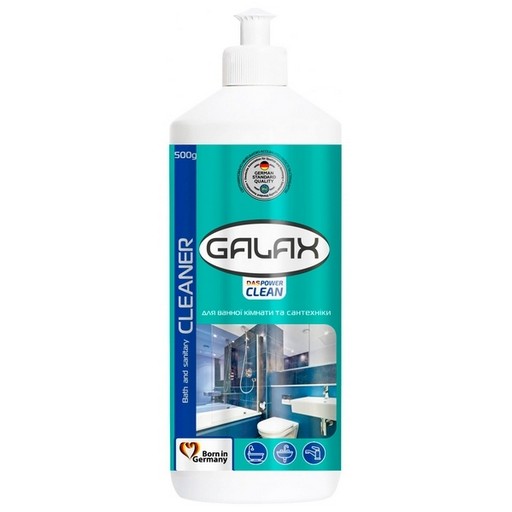 Galax das PowerClean Засіб для миття ванної кімнати та сантехніки 500г Запаска