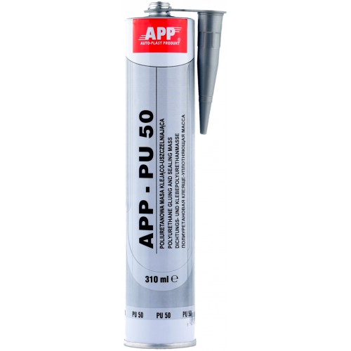 Поліуретановий герметик із закритим картриджем сірий APP PU 50 (0,31л)