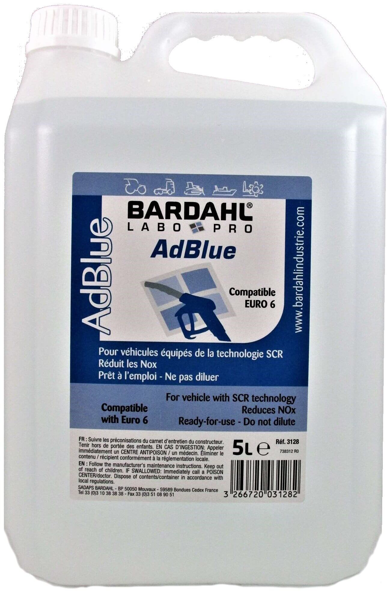 Нейтралізатор вихлопних газів ADBLUE BARDAHL 5л
