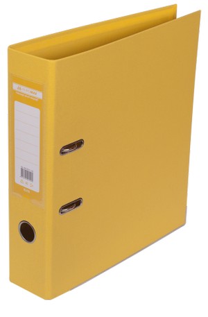 Реєстратор А4/7см BuroMax ELITE (двостор.) жовтий