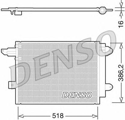 Фото 1. Радіатор кондиціоіонера AUDI A4 (8E2. B6) 00-04. A4 (8EC. B7) 04-08. A4 Avant (8E5. B6) 01-04. A4 Avant