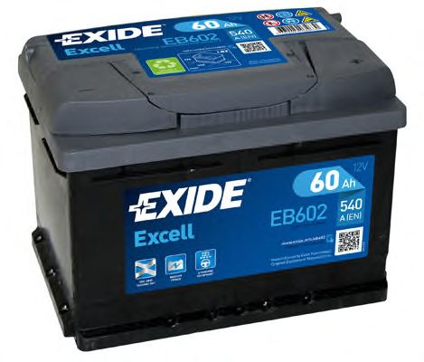 Фото 1. Акумулятор 60Ah-12v Exide EXCELL(242х175х175).R.EN540