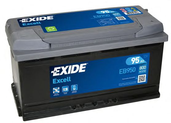 Фото 1. Акумулятор 95Ah-12v Exide EXCELL(353х175х190).R.EN800