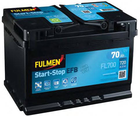 Фото 1. Акумулятор FULMEN (FL700) Start-Stop EFB (L3) 70Ah 760A R+