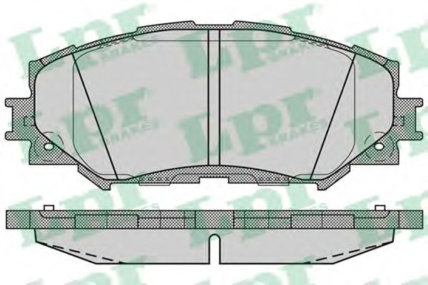 Фото 1. Колодка гальм. диск. TOYOTA AURIS. RAV 4 передн. (вир-во LPR)