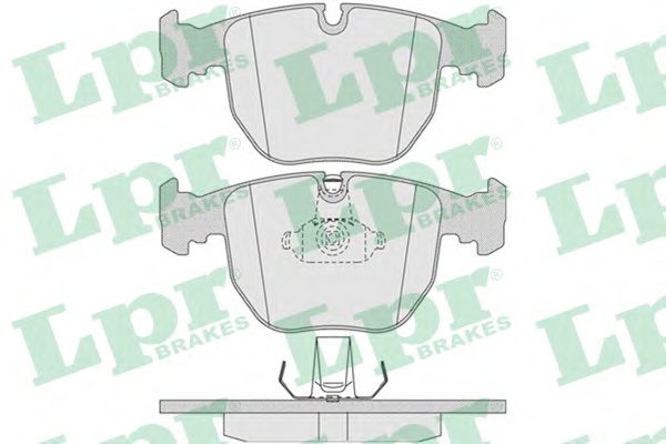 Фото 1. Колодка гальм. диск. BMW 5 (E39). 5 TOURING (E39). 7 (E38). X5 передн. (вир-во LPR)