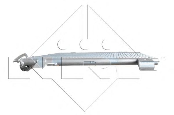 Фото 6. Конденсатор кондиціонера MERCEDES A150 (W169) 04-(вир-во NRF)