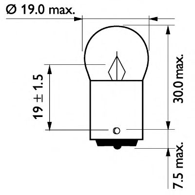 Фото 2. Автолампа 5W