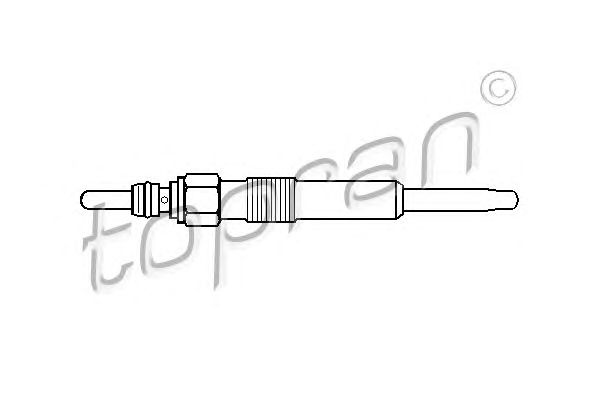 Свічка розжарення VW LT28-55 96-06. T4 90-03. Sharan 95-10. AUDI A6 94-04. A4 00-04. A3 96-03. SKODA Octavia Tour 96-10. Fabia I 99-07. FORD