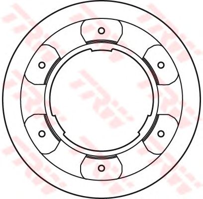 Фото 2. Гальмівний диск TRW TRW DF4993S