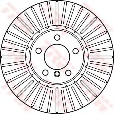 Фото 2. Гальмівний диск TRW DF6003S