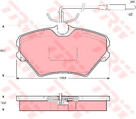 Колодки гальмівні дискові