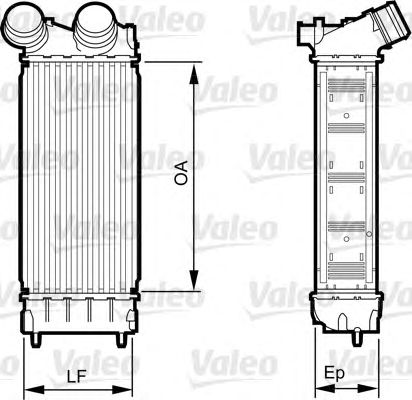 Фото 1. радіатор інтеркулера Citroen Berlingo-Peugeot Part