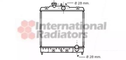 Фото 2. Радіатор охолодження двигуна CIVIC 13-14-15 MT 91-00 (Van Wezel)