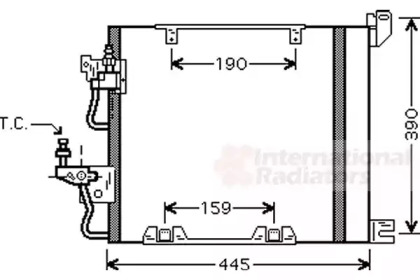 Фото 2. Конденсатор кондиціонера ASTRA H 17-19CTDI MT 04-(вир-во Van Wezel)