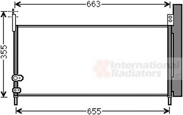 Фото 1. Конденсор кондиціонера PRIUS 1.8 HYBRID 09- (Van Wezel)