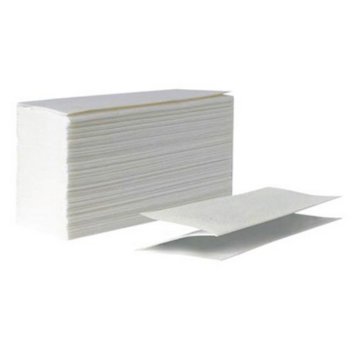 Рушник паперовий целюлозний ZZ складання 2шар 160шт Papero (20уп/ящ)