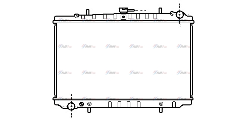 Фото 1. Радіатор охолодження двигуна AVA DN2027