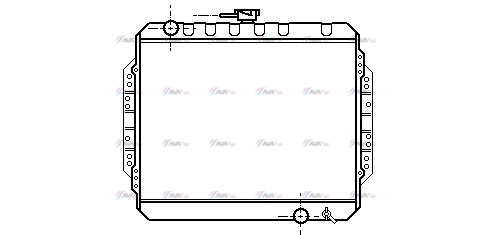 Фото 1. Радіатор охолодження двигуна AVA IS2003
