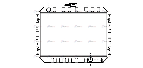 Фото 1. Радіатор охолодження двигуна AVA IS2009