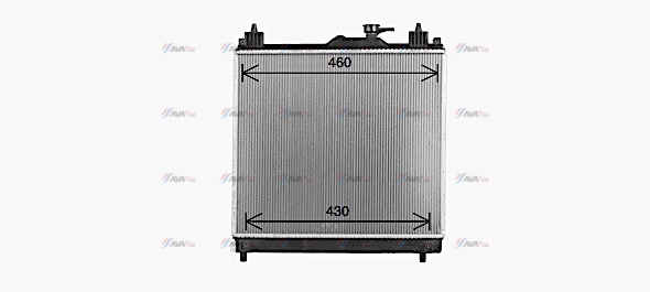 Фото 2. Радіатор охолодження двигуна AVA SZ2163