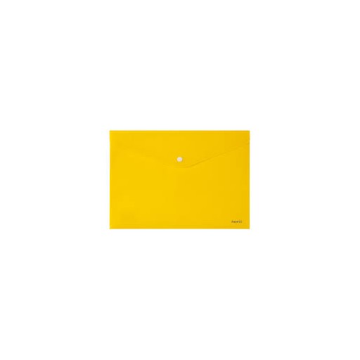 Папка на кнопці AXENT непрозора А4 жовта