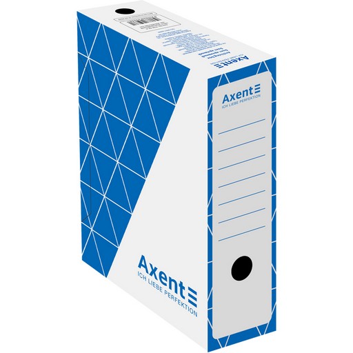 Бокс AXENT для архивації документів синій 350x255x100мм