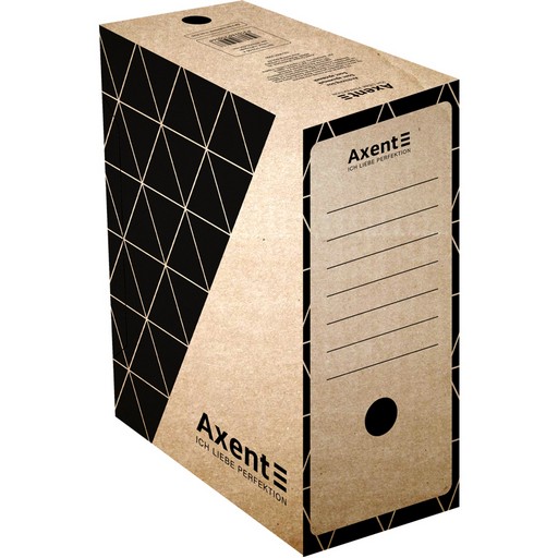 Бокс AXENT для архивації документів коричневий 350x255x150мм