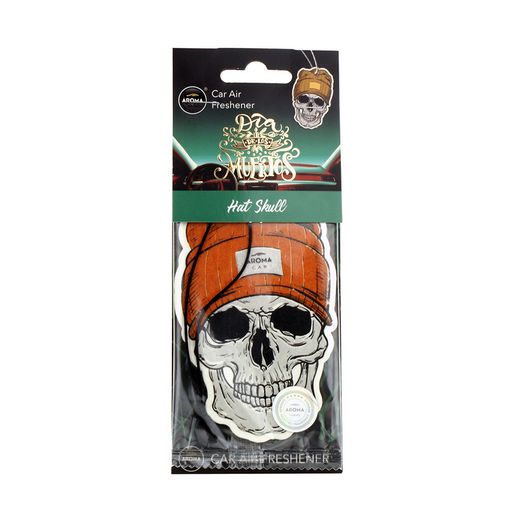 832782 Ароматизатор Aroma Car Cellulose Hat skull