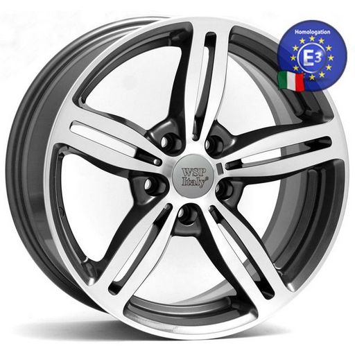 Диск колісний BMW W652 Agropoli 8.5 19 5X120 34.0 72.6 ANTHRACITE POLISHED