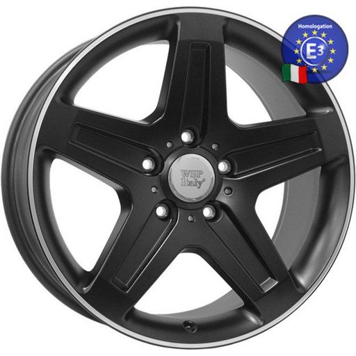 Диск колісний MERCEDES W779 NAGANO 9.5 19 5X130 50.0 84.1 DULL BLACK R POLISHED