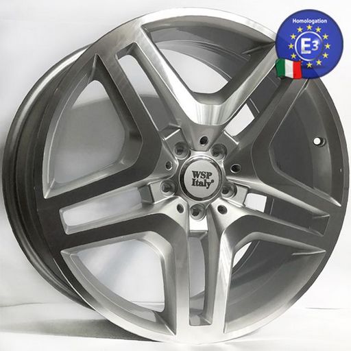 Диск колісний MERCEDES W774 ISCHIA 8.5 20 5X112 60.0 66.6 SILVER POLISHED