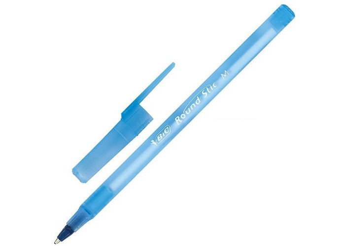 Ручка кулькова BIC Round Stic , синій