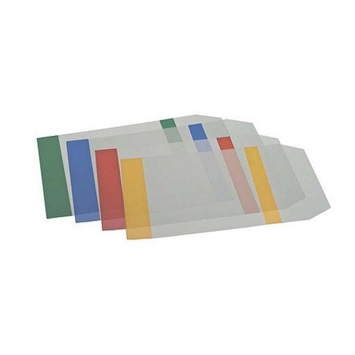 Обкладинки для зошитів, прозорі з кольоровими полями, KIDS Line