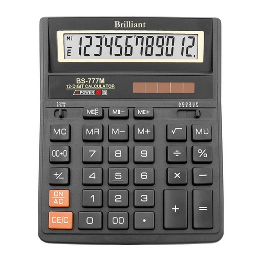 Калькулятор бух. Brilliant 777M (12-розр.) 205x159мм