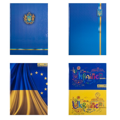 Книга канцелярська, UKRAINE, А4, 96 аркушів, клітинка, офсет