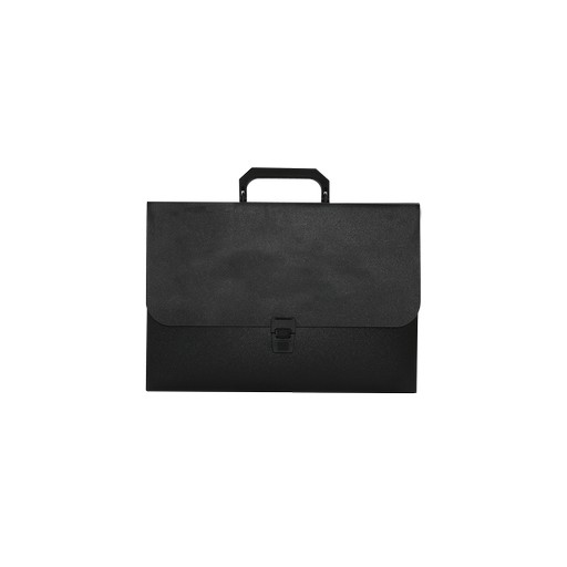Портфель JOBMAX пластиковий 700мкм на 1 відділення А4 чорний