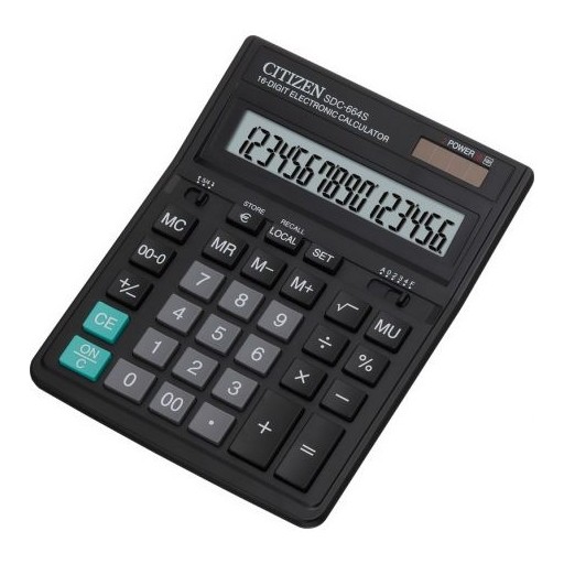 Калькулятор Citizen SDC-664S, 16 розрядів