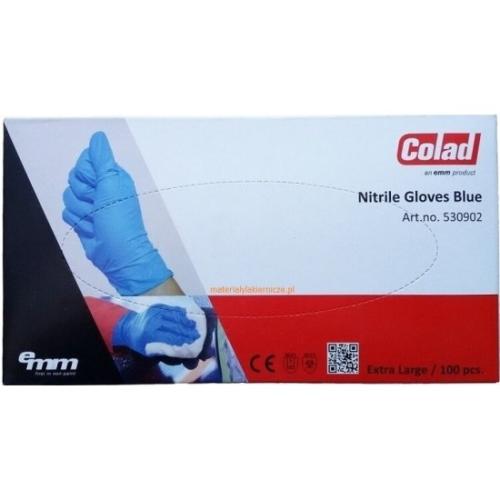 Colad Нітрилові рукавички одноразові XL сині (100шт)