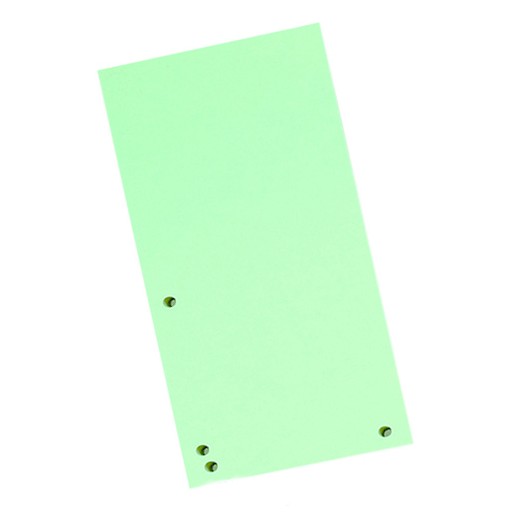Фото 1. Індекс-розділювач DONAU картонний 105х230мм зелений