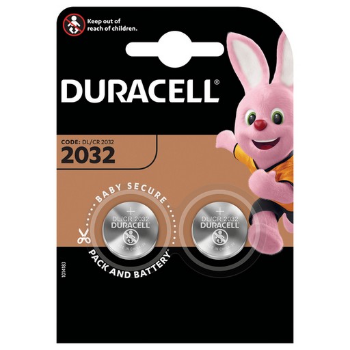 Батарейка літієва DURACELL CR2032/DL2032 2шт/уп